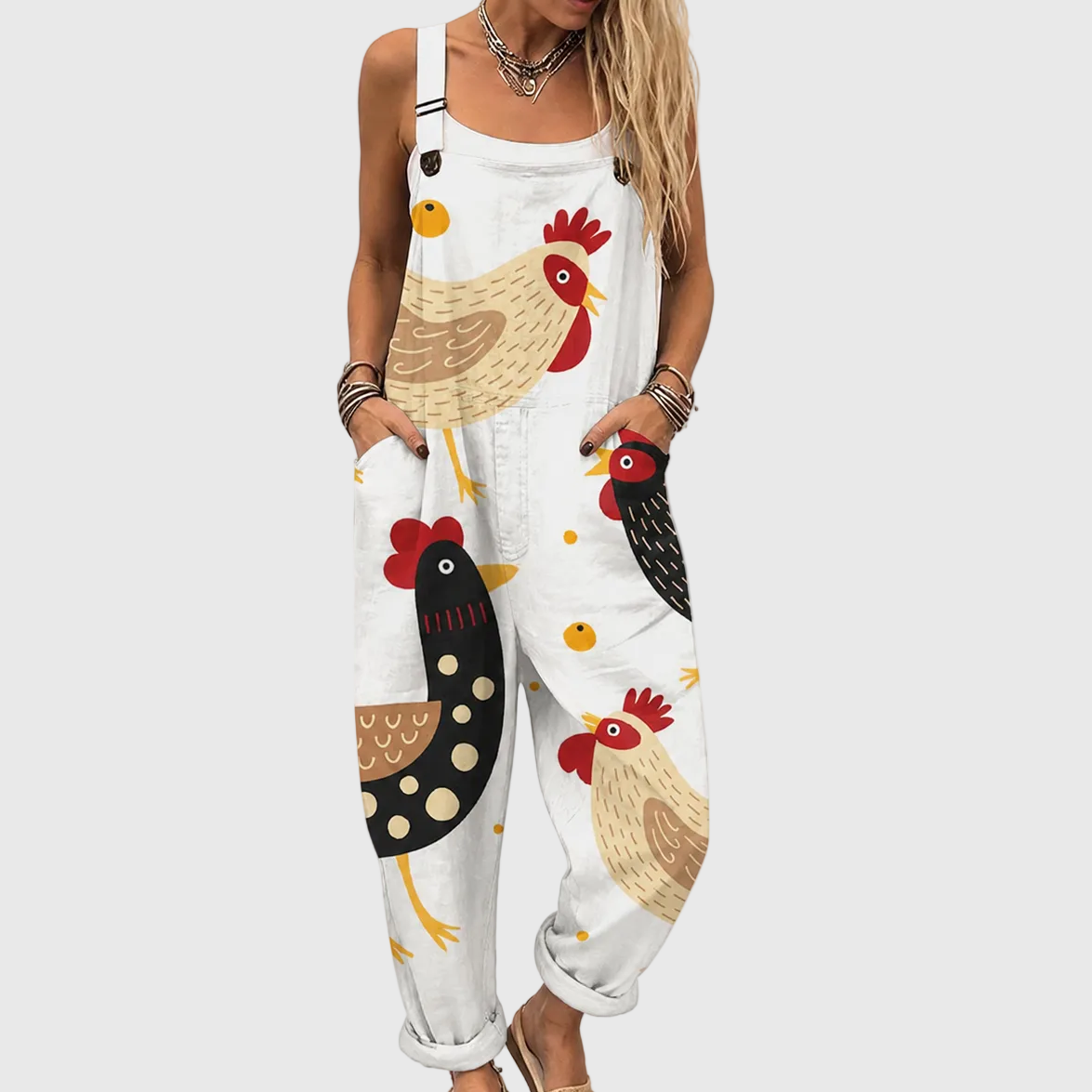 Rustikaler Hahn-Jumpsuit