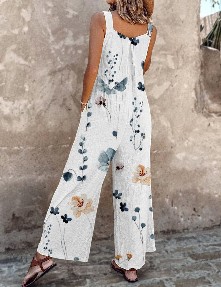 Bequeme bedruckte Latzhose – Ansicht 2