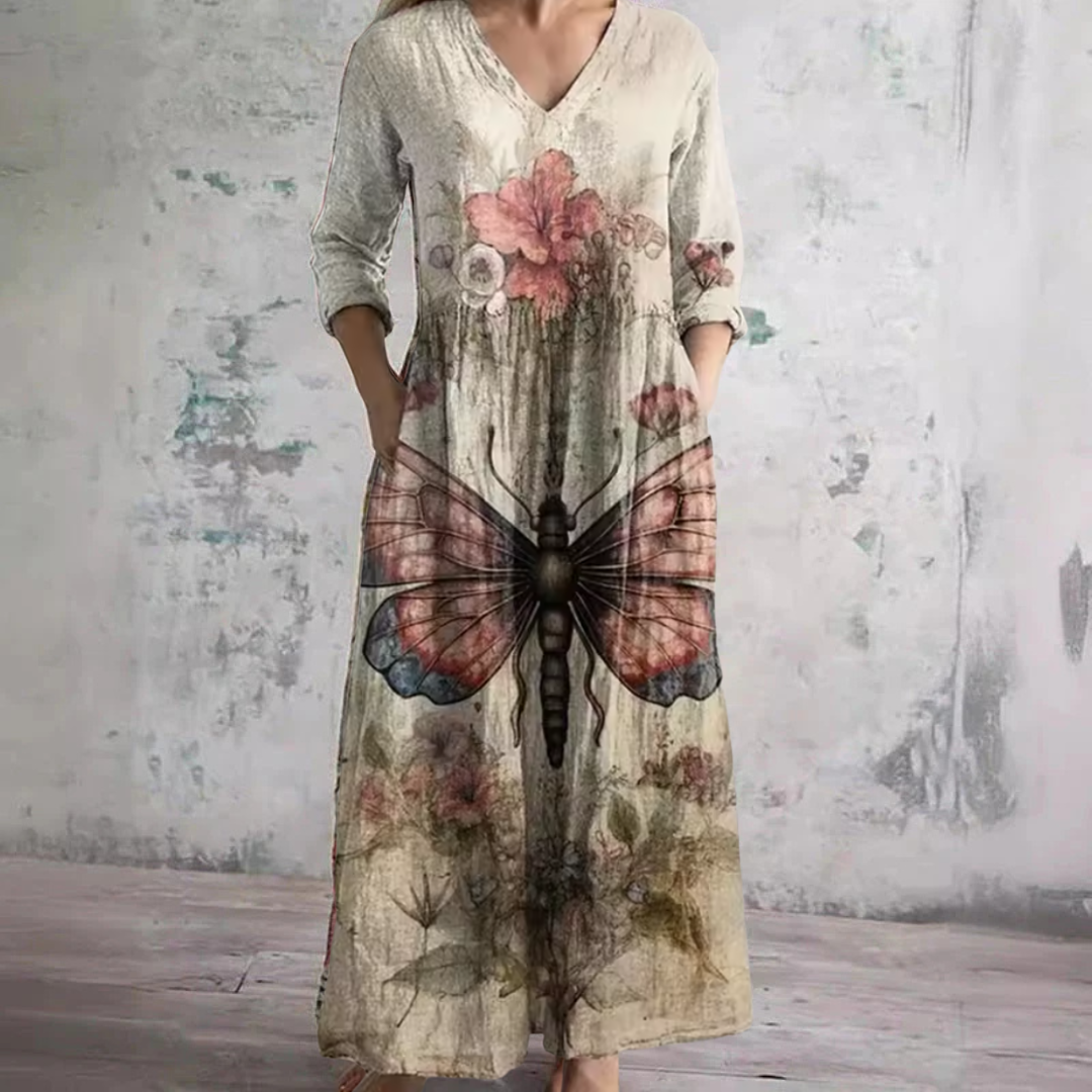 Evelyn Sommerkleid mit Blumenmuster