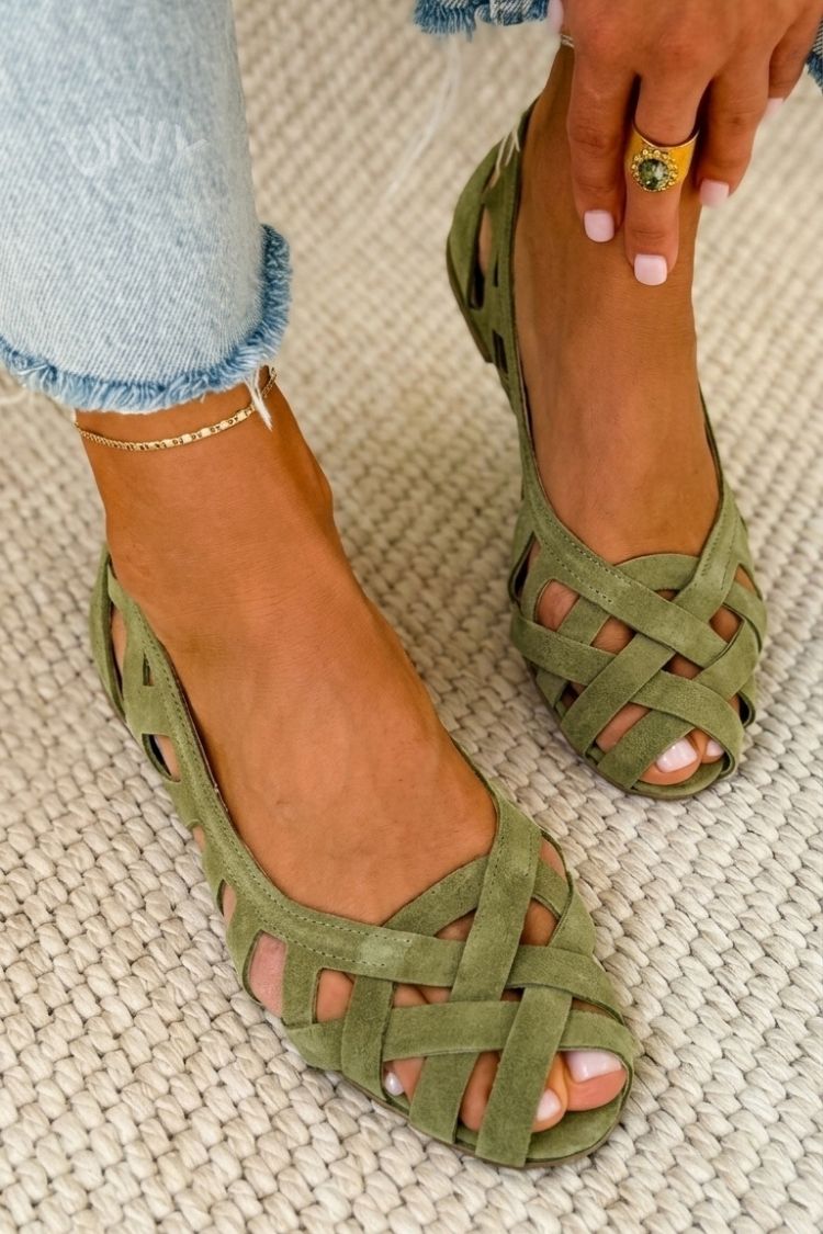 Caterina flätade sandaler – vy 86