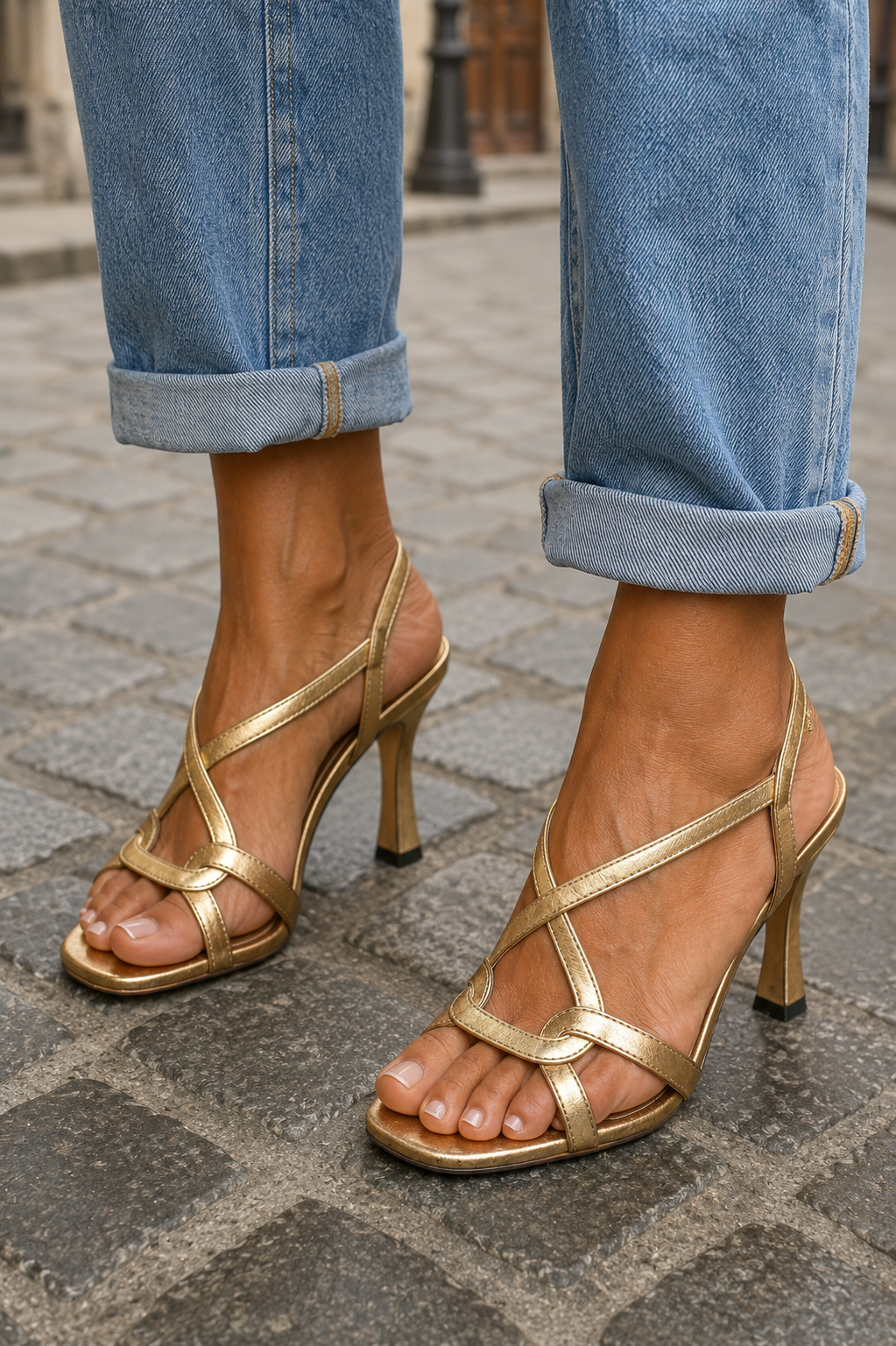 Elisabetta guldsandaler – vy 2
