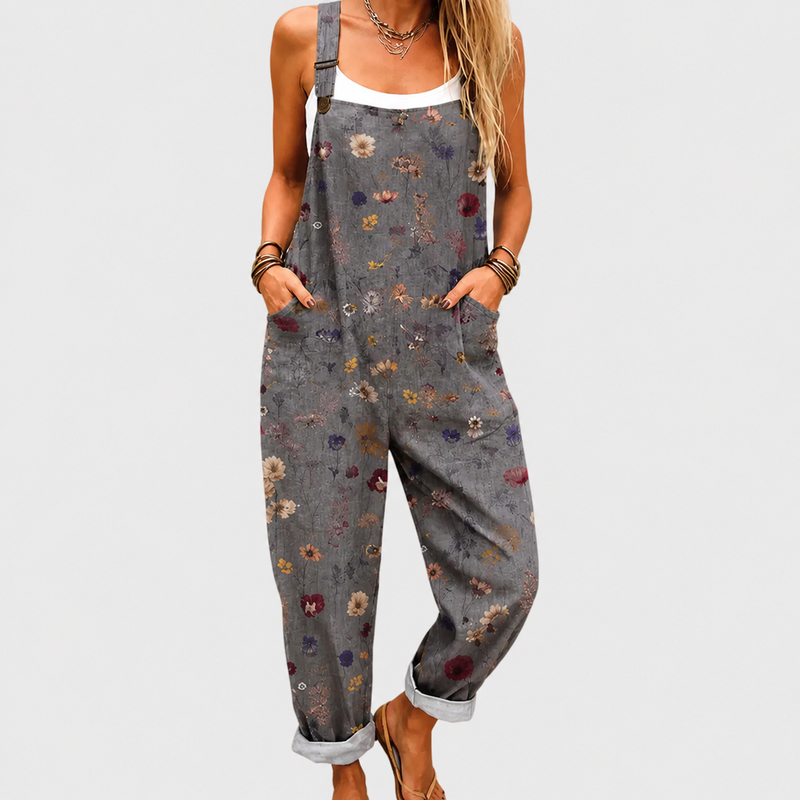 Bequemer bedruckter Jumpsuit