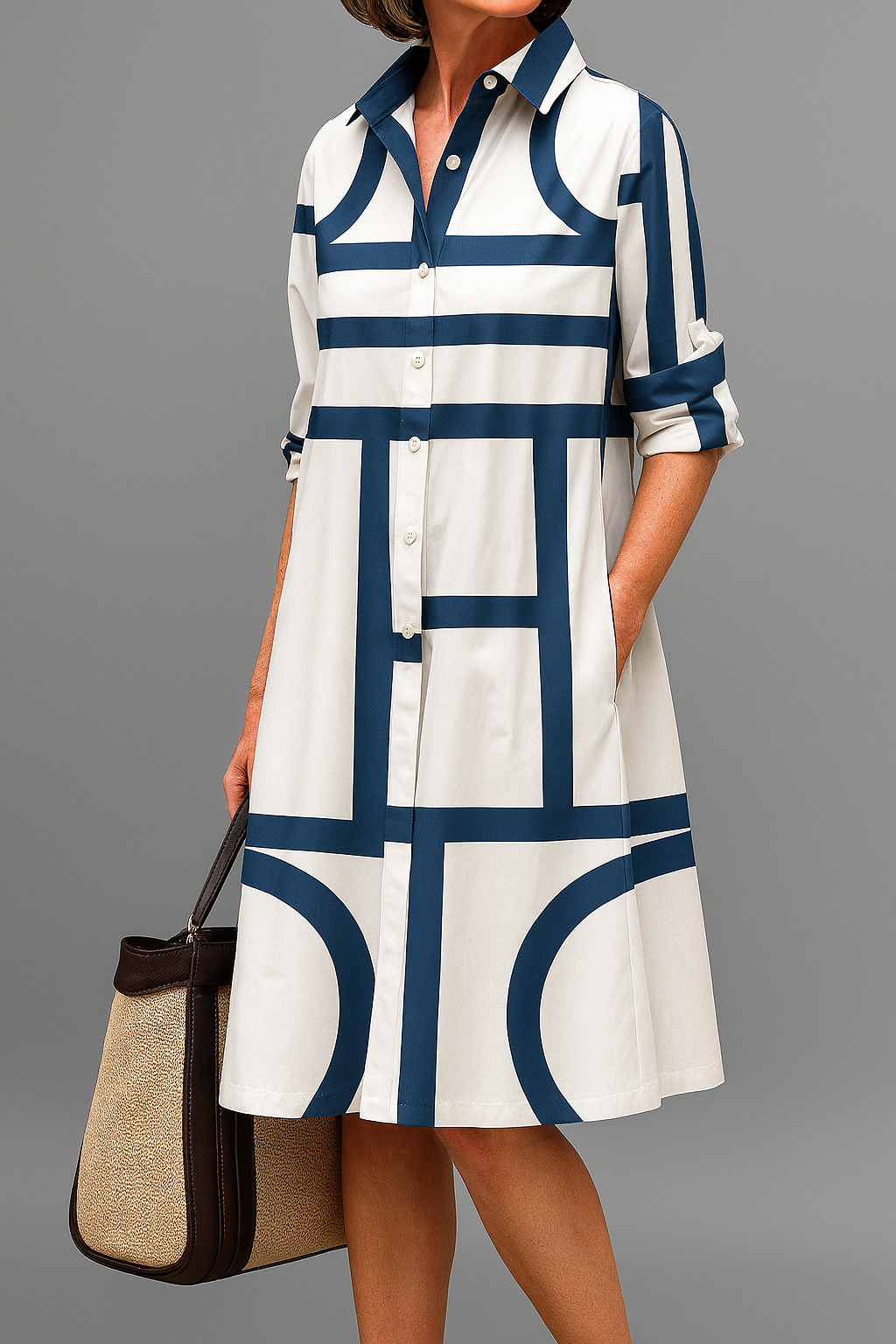 Siena raffiniertes Midikleid – Ansicht 6