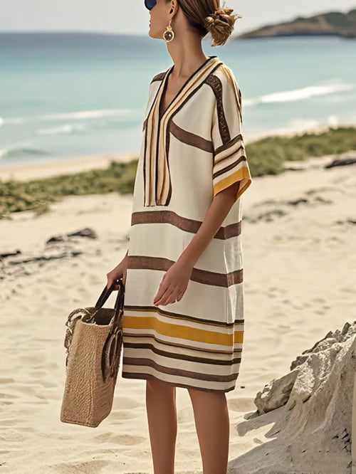 Kurzes Kleid mit bohemischem Touch