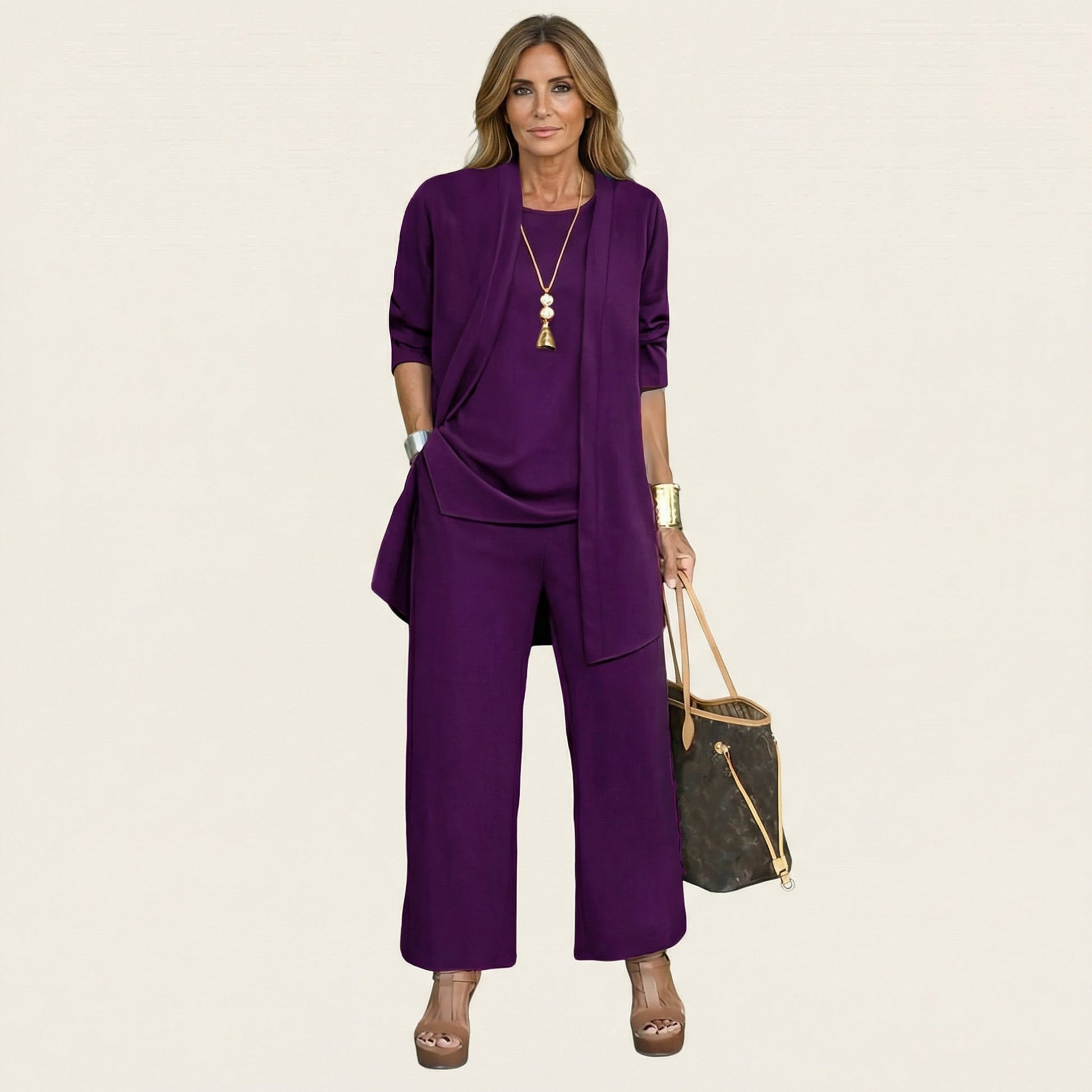 Viveka minimalistiskt tredelat set – vy 30