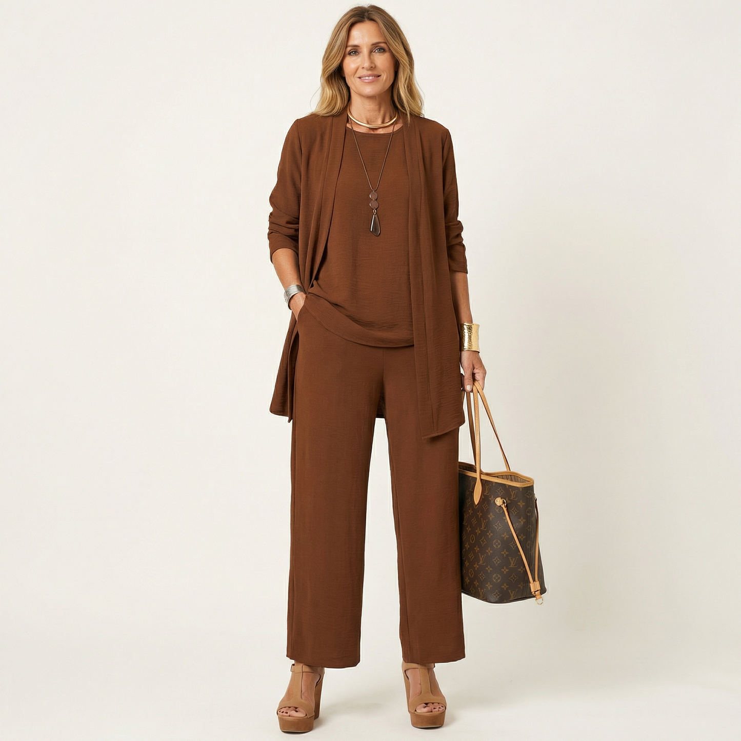 Viveka minimalistiskt tredelat set – vy 35