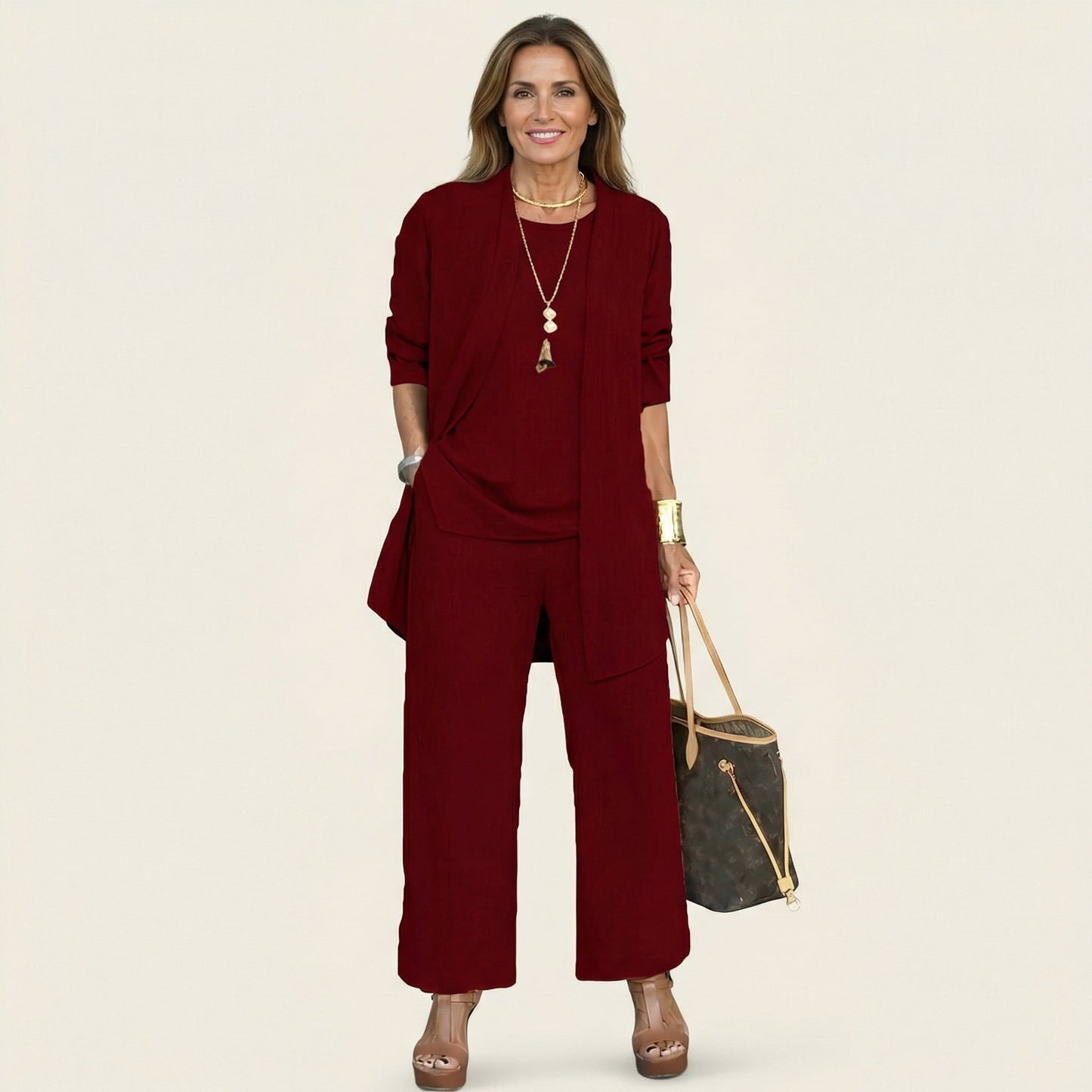 Viveka minimalistiskt tredelat set – vy 20