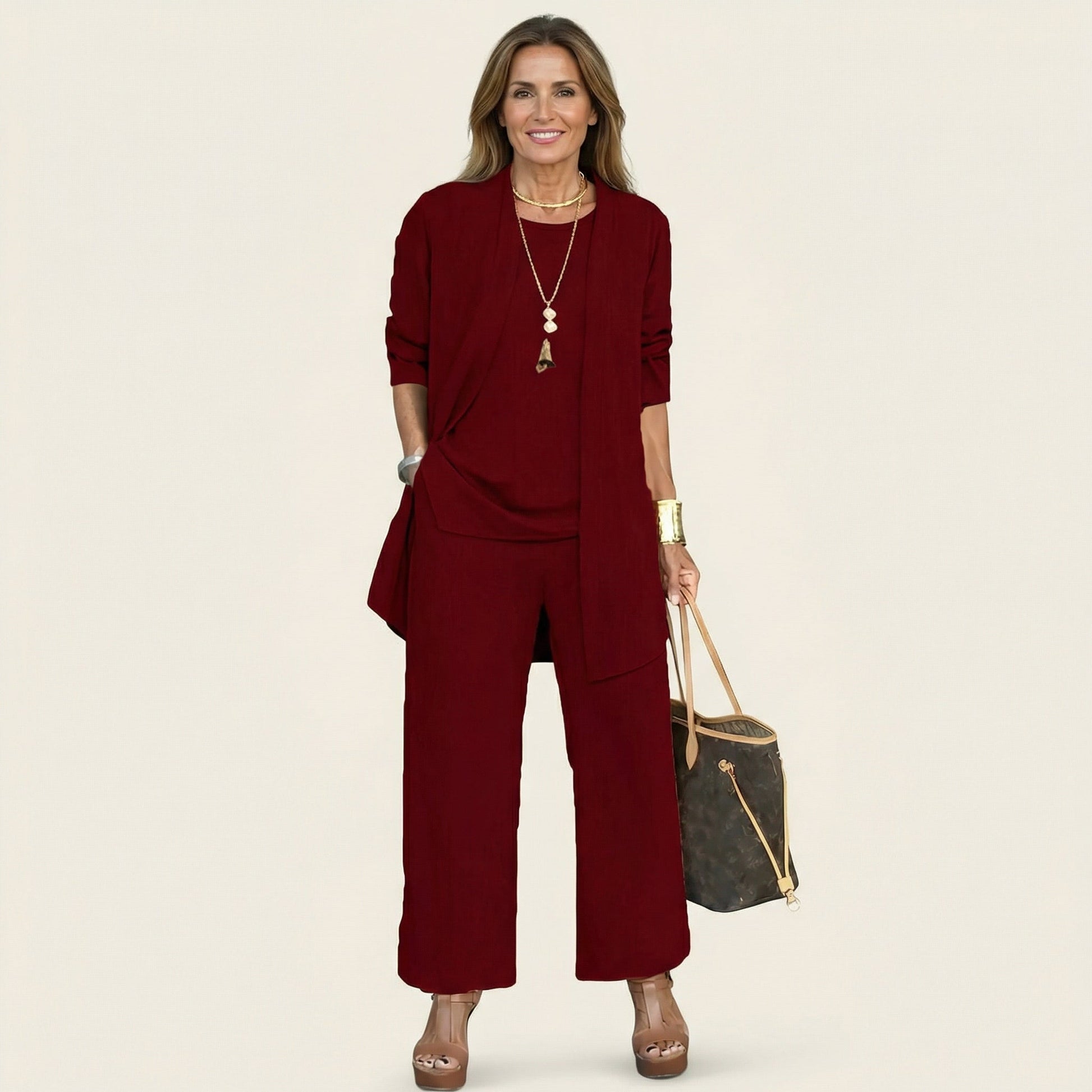 Viveka minimalistiskt tredelat set – vy 20
