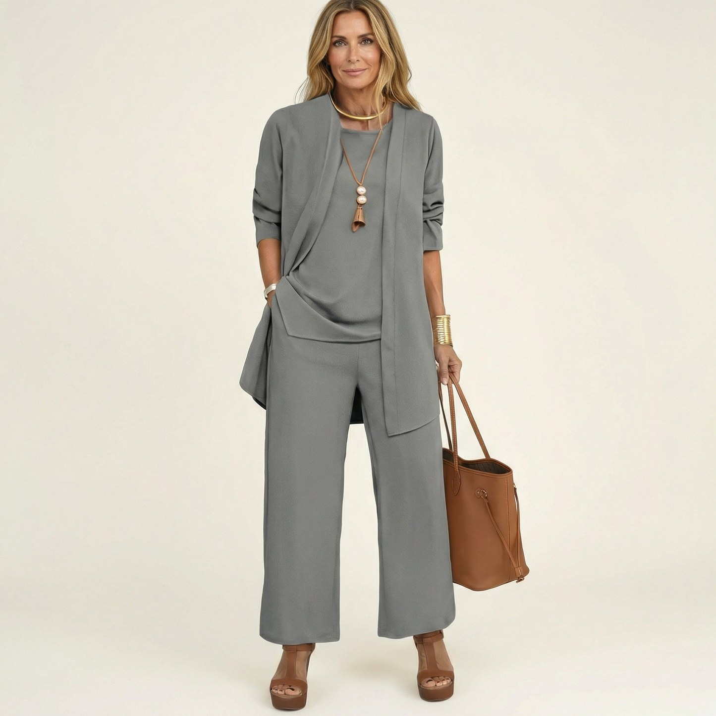 Viveka minimalistiskt tredelat set – vy 15