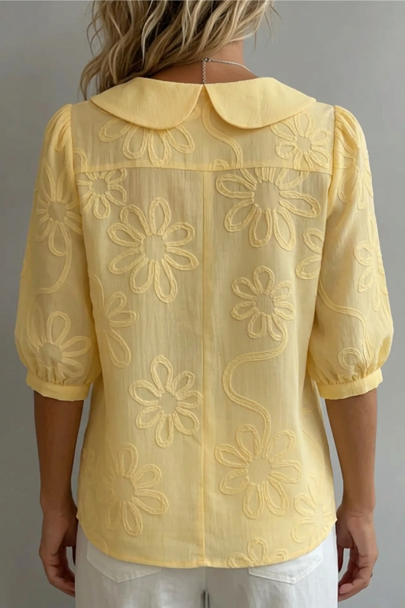 Fiora elegante florale Bluse – Ansicht 3