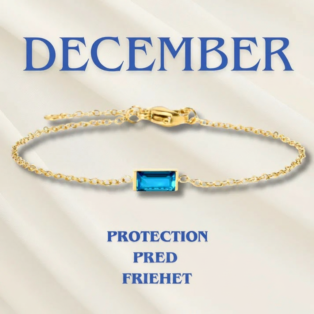 Armband mit Herzlinie und Geburtsstein